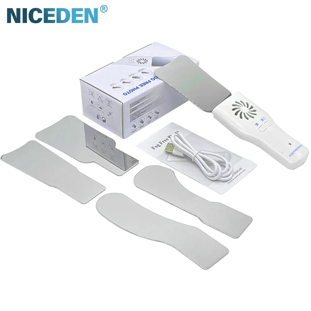 Bộ Gương Chụp Ảnh Chống Mờ Hơi Nước - Có Đèn Led
