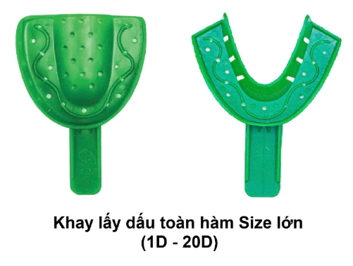 Cặp Khay Lấy Dấu Toàn Hàm - Size Lớn